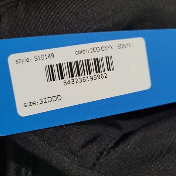 Birdsong Size 32DDD Bare‎ Necessities Black Underwire Wrap Tankini Swim Top - Picture 9 of 16